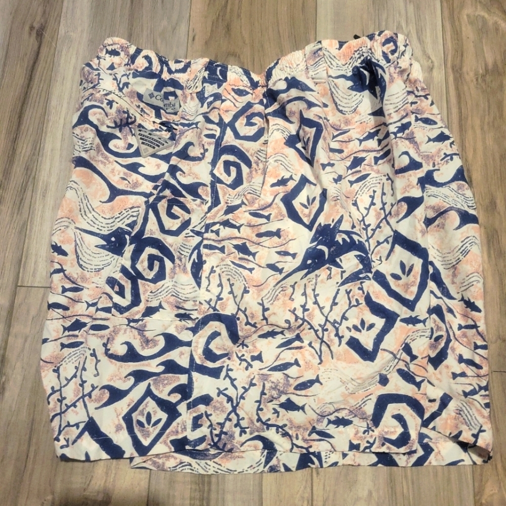 Columbia PFG Swim Shorts Mens‎ XL Multi Color Board Shorts Outdoor Fishing